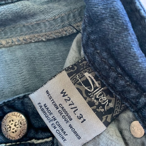 Silver low rise jeans - Picture 5 of 5